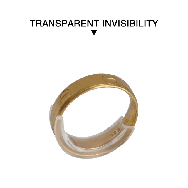 Invisible Ring Size Adjuster for Loose Rings Ring Adjuster Fit Any Rings Assorted Sizes of Ring Sizer