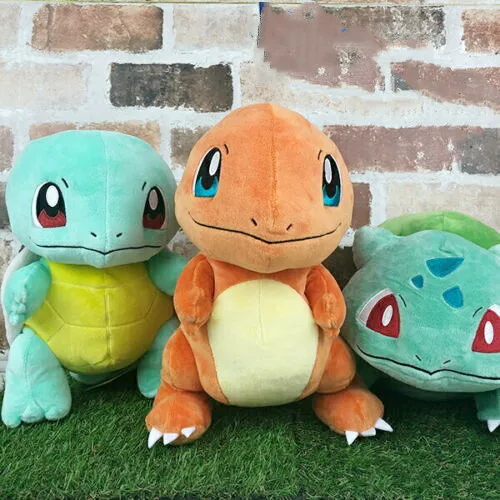 Оригинальная sanei Bulbasaur Charmeleon Cyndaquil Mew Ampharos MIMIKYU Slow Poke Dratini плюшевая кукла мягкая