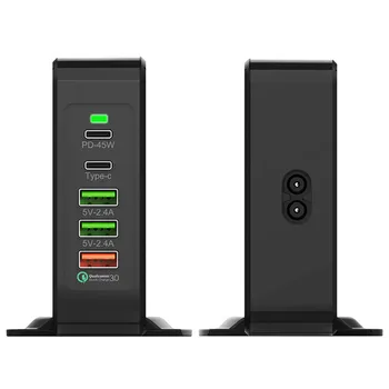 

QC3.0 Wireless charger 75w Super desktop 5 port charger for iphone XS 11pro for Samsung huawei Mobile phone laptop fast charger