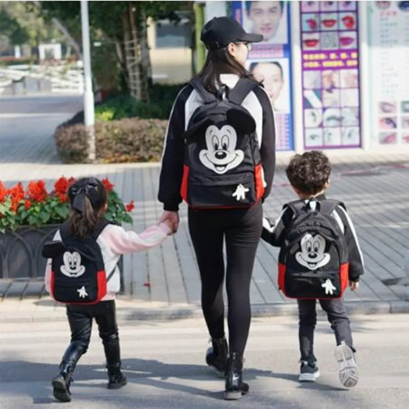 

kid school bags/Satchel for boys and girls free shipping Cartoon Mickey children backpacks kids kindergarten backpack