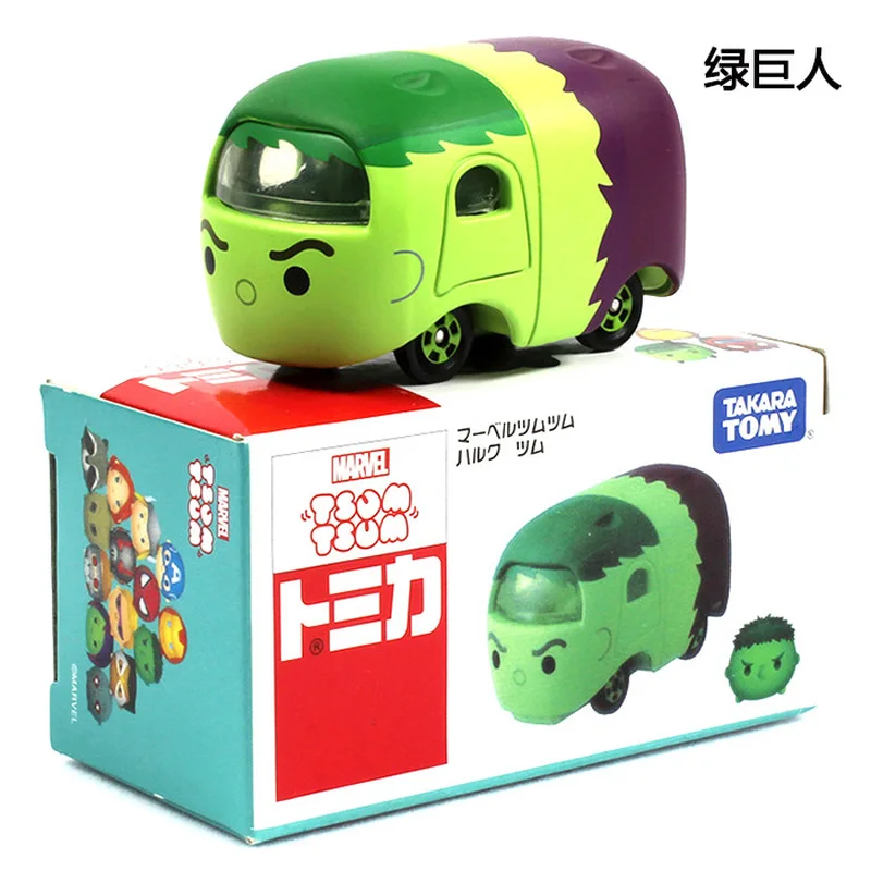 TAKARA TOMY TOMICA DISNEY MOTORS Marvel Tsum Tsum Hulk Diecast Toy Voiture Japon 