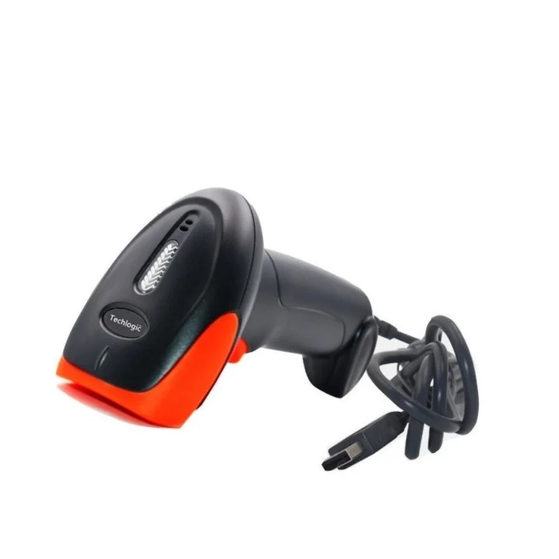 Techlogic Barcode Scanner USB Wired Bar Code Reader 1D 2D CCD Image QR PDF417 Data Matrix Data Collecter