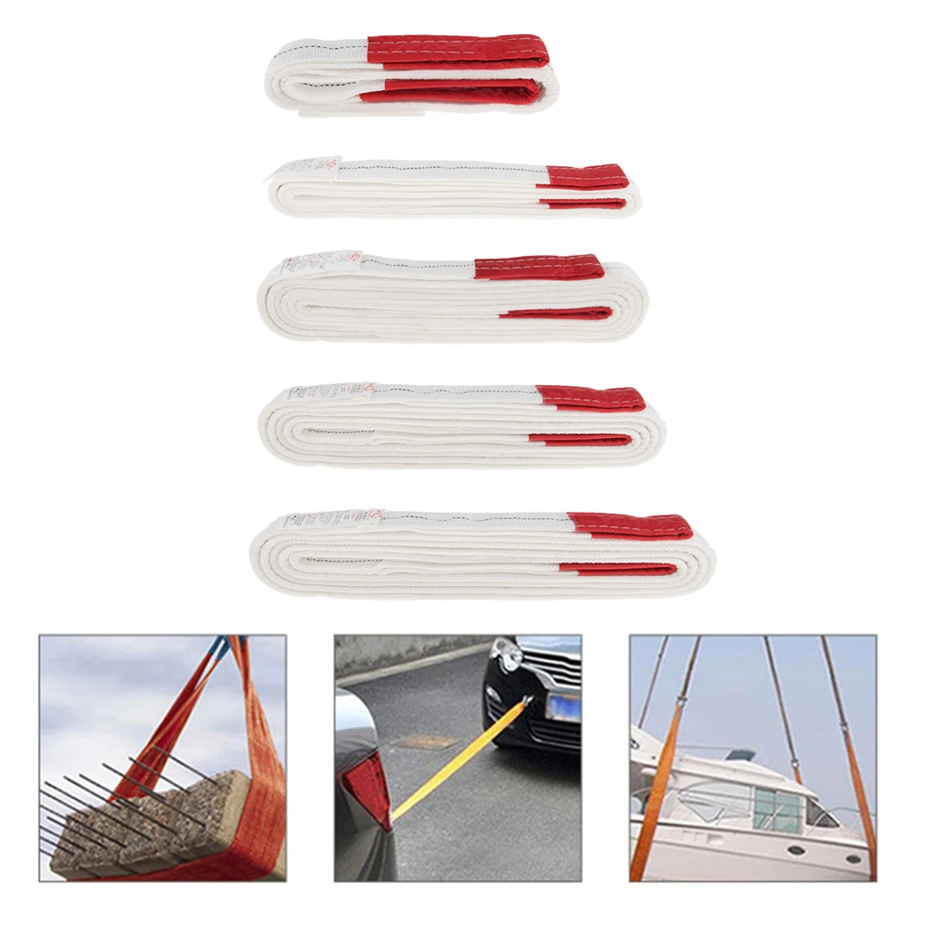 

Double PLY Cover Endless Round Polyster Lifting Slings Tow Strap 1Ton 1meter