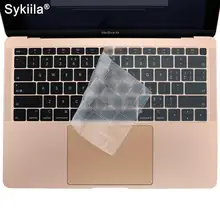 ТПУ Клавиатура чехол для Macbook Air 11 12 13 Pro 13 15 retina тонкая Сенсорная панель матовый прозрачный чехол