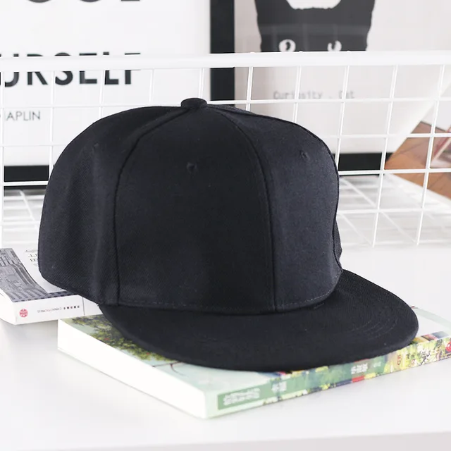 CHOK.LIDS Two Tone Snapback Hat - Black & Royal Blue Flat Bill Adjustable Baseball Cap