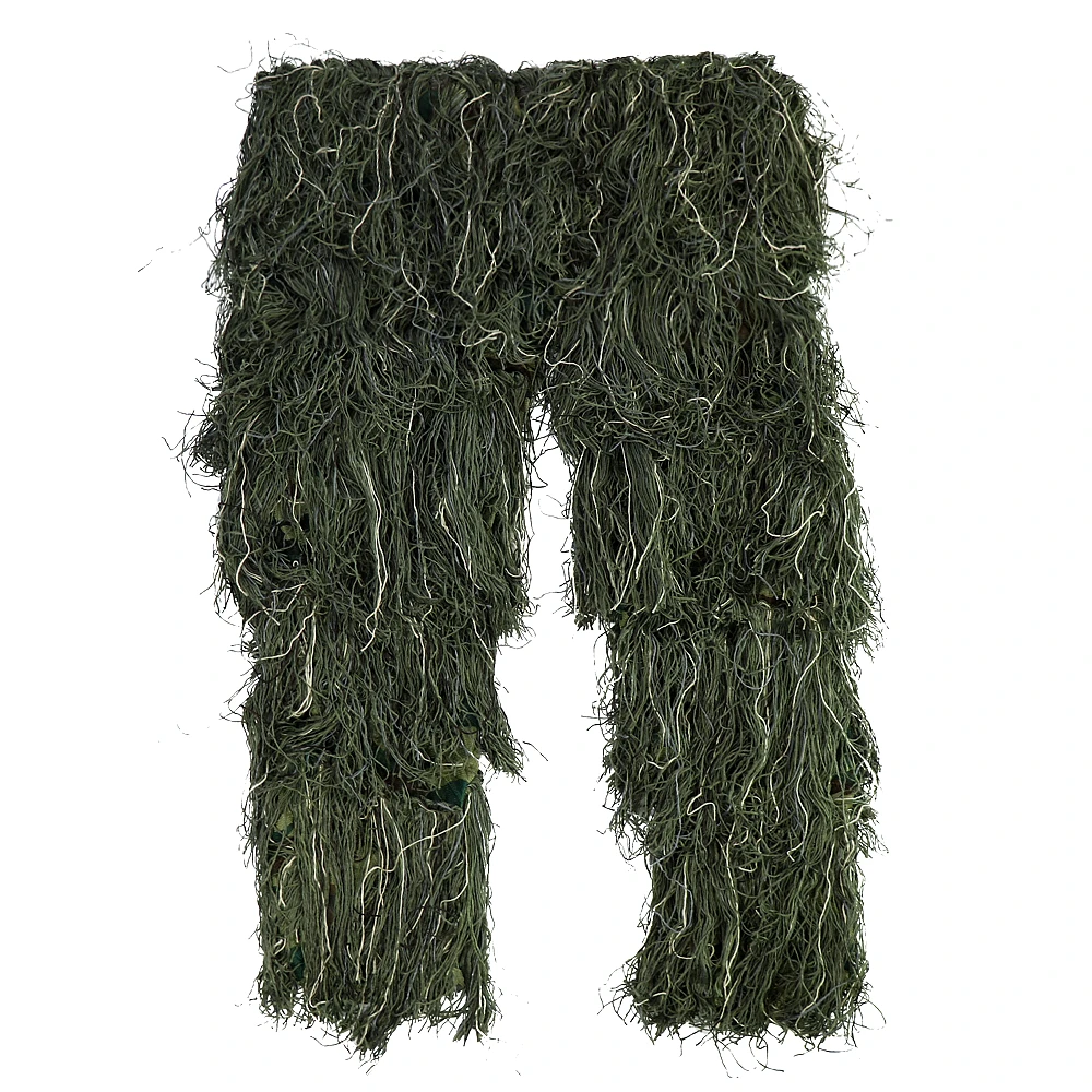 Камуфляж Охота 3D Ghillie Одежда Охота Стрельба одежда Снайпер костюмы камуфляжная одежда с чехлом сумки