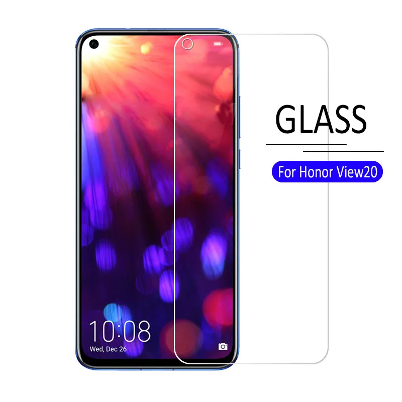 

protective glass for huawei honor view 20 v20 screen protector transparent glass for honor view20 v 20 9h hd clear cover film