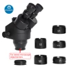 0.5X 0.7X 1.0X 2.0X Auxiliary Objects Lens Microscope Camera Lens for Trinocular Stereo Zoom Microscope Accessories Barlow Lens 5