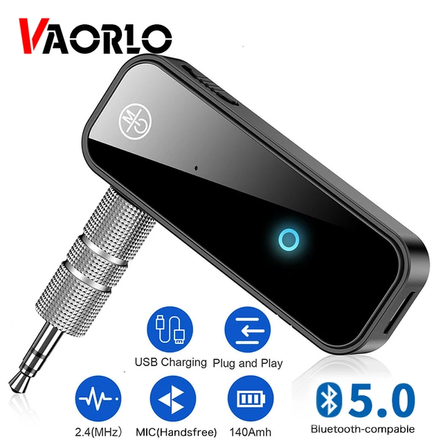 Bluetooth 5.0 USB Wireless Transmitter Receiver 2in1 Audio Adapter 3.5mm  Aux Car