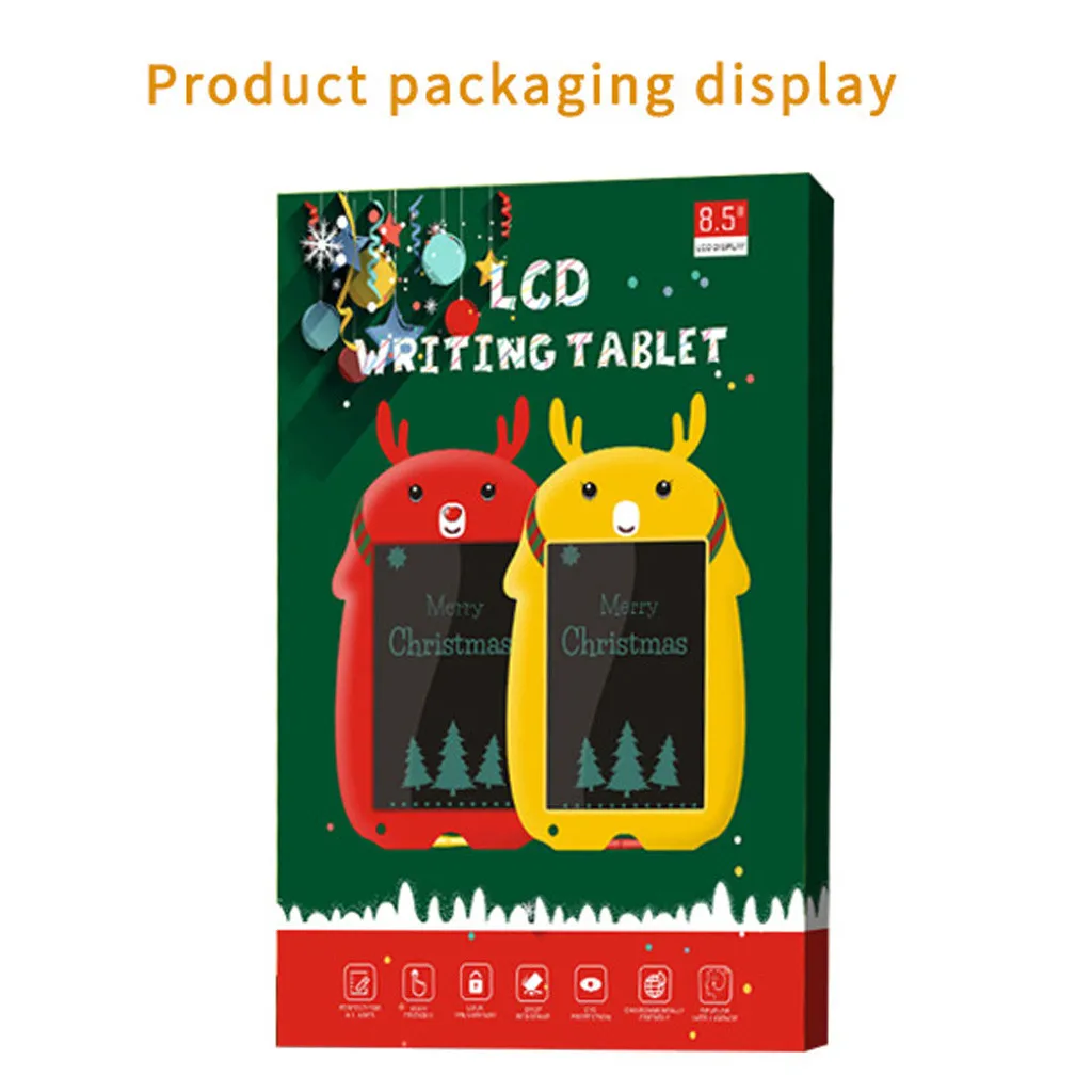 Веселые детские игрушки 8,5 дюймов lcd каракули доска для рисования для детей Обучающие подарки на день рождения и Рождество