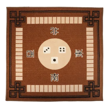 

1Pc Silence Table Cover Mahjong Anti-slide Mat 79cm For Board Game Card Game