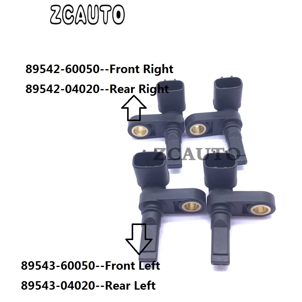 

Спереди и сзади правой и левой ABS Скорость Сенсор для Toyota 4runner Land Cruiser Tacoma Lexus GX усилительный насос LX570 89542-60050 89543-60050