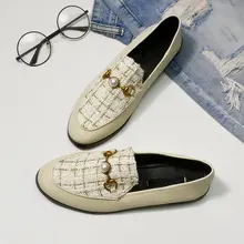 Новинка; сезон весна-осень; тонкие туфли с глубоким носком; женская обувь на плоской подошве в британском стиле; мокасины; zapatos de mujer