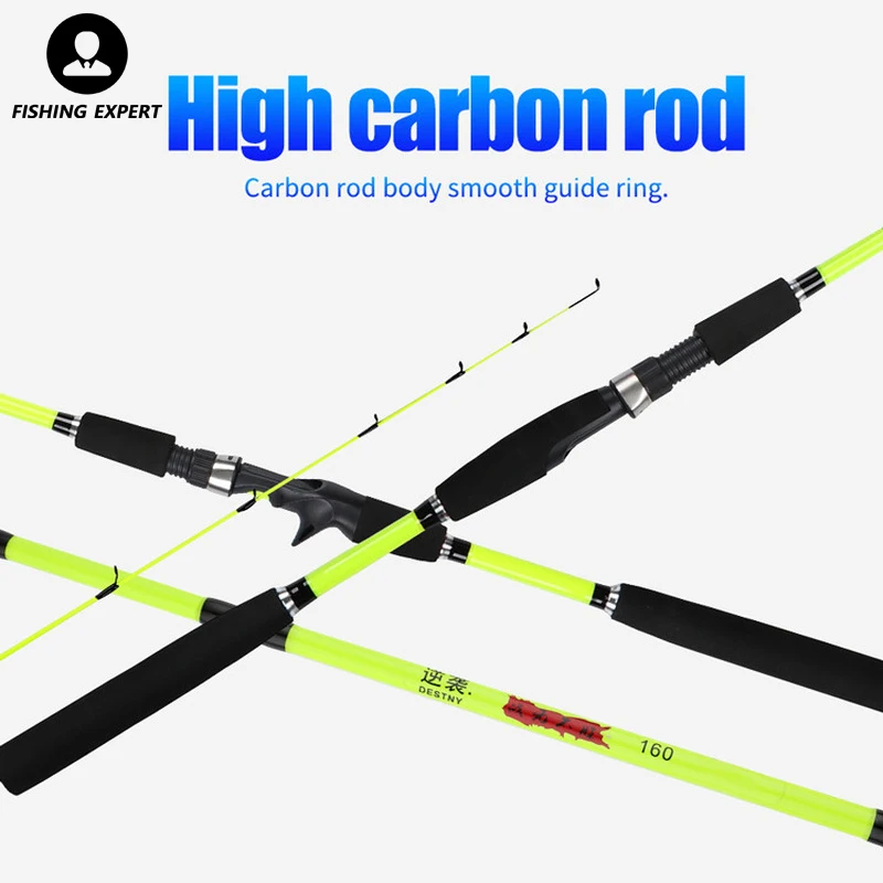 Japan Ultralight Carp Sea Rock Fishing Rods 1.8m 2.1m 2.4m 2.7m Outdoor Lake Carbon Spinning Casting Rod Tackle Telescopic Pole