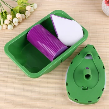 

Home Use Wall Decor Paint Brush Multi Function Paint Pad Household Tool Paint Roller Tray Sponge Pad Kits For Wall Decoration