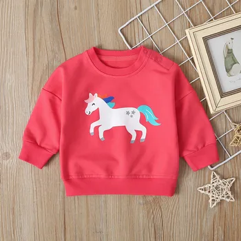 

Newborn Infant Baby Cartoon Sweatshirt Tops Outfits Pant Autumn Winter Tracksuit vetement enfant fille dropshiping 2019 W1025
