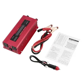 

Universal Short Circuit Overload Protection Car Solar Power Inverter DC 12/24V to AC 220V Modified Sine Wave Converter