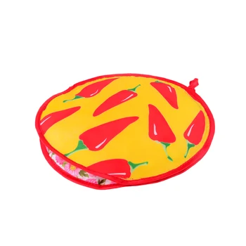 

Chili Yellow Tortilla Pancake Warmer Tortilla Bag Tortilla Warmer 10" -Insulated Fabric Pouch - Keeps Warm for 1 Hour