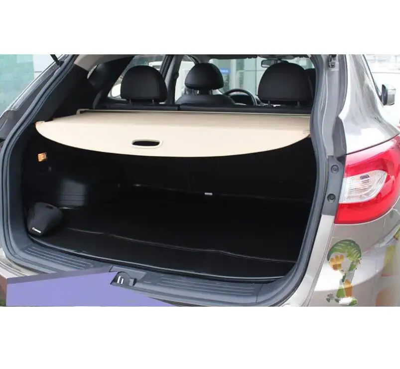 Задняя Крышка багажника, защитная крышка для HYUNDAI ix35 2013, высокое качество, авто аксессуары, черный, бежевый цвет
