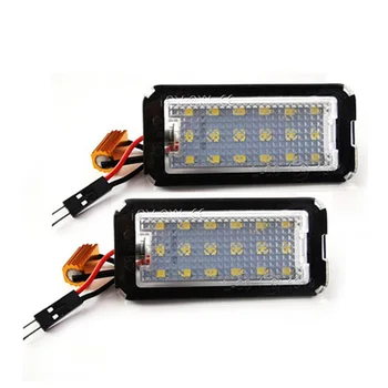 

For Fiat 500 LED License Plate Lights Super Bright Rear 2PCS Set 6000K