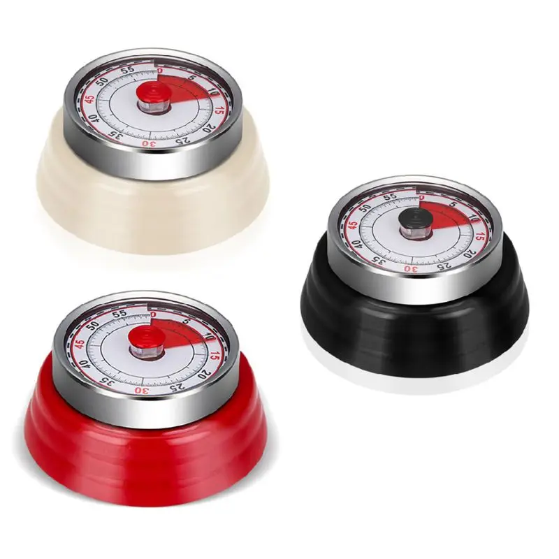 

Kitchen Mechanical Timer 60min Loud Alarm Cooking Sleeping Meeting Sports 314