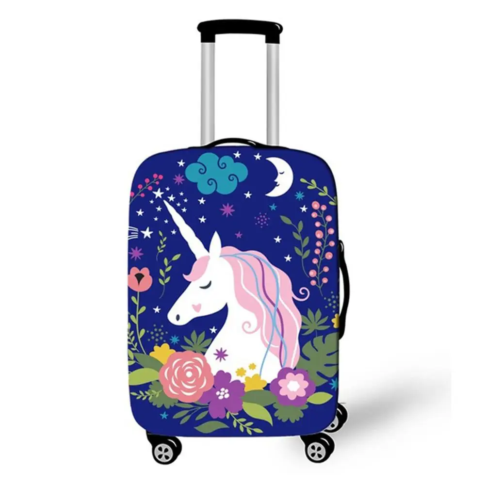 JULY'S SONG Unicorn багажный Защитный чехол для 18-32 дюймов чемодан тележка мультфильм эластичный багажный чехол Аксессуары для путешествий - Цвет: 22