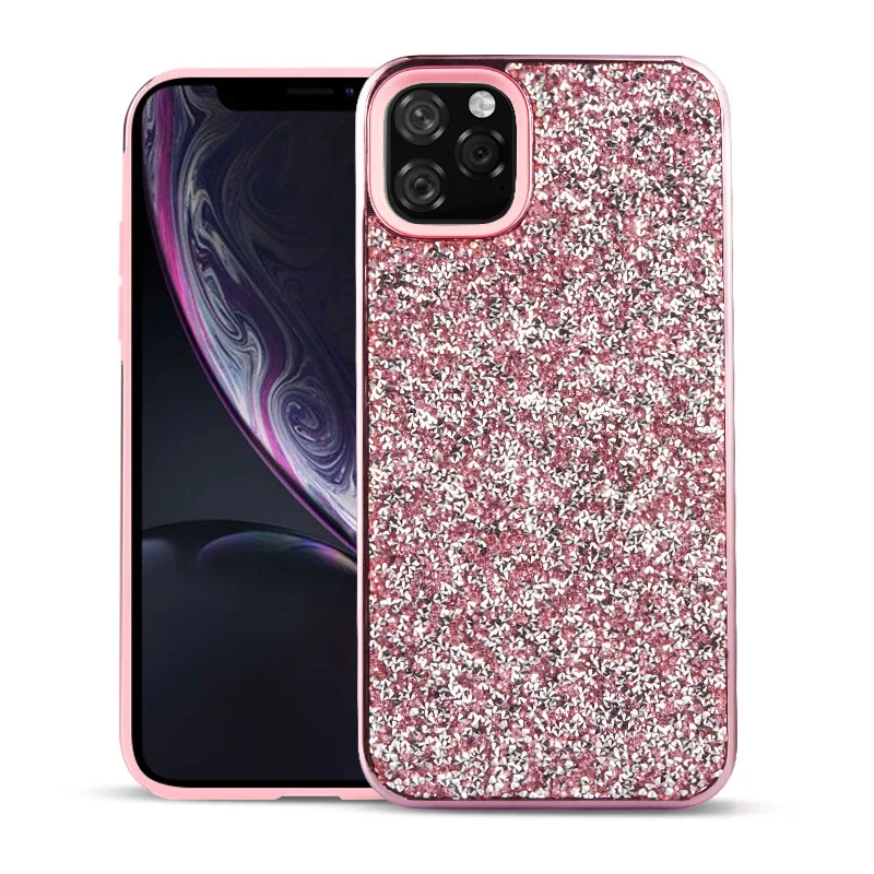 Стразы мобильный телефон чехол для нового iphone11 pro max Блеск xs x r гальваническое