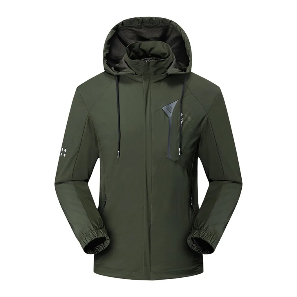 SAGACE мужские зимние водонепроницаемые куртки с капюшоном флисовые теплые большие размеры открытый костюм Рыбалка Туризм ветрозащитные куртки пальто
