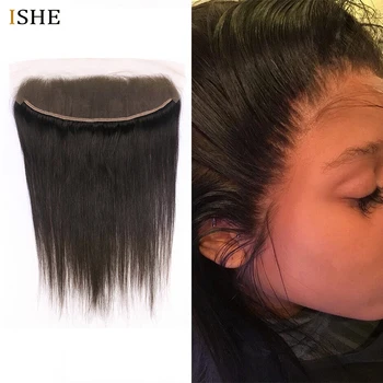 

Invisible HD Lace Frontal Straight Brazilian Remy Hair 13X4 High Definition Lace Frontal Closure With Baby Hair Pre Plucked