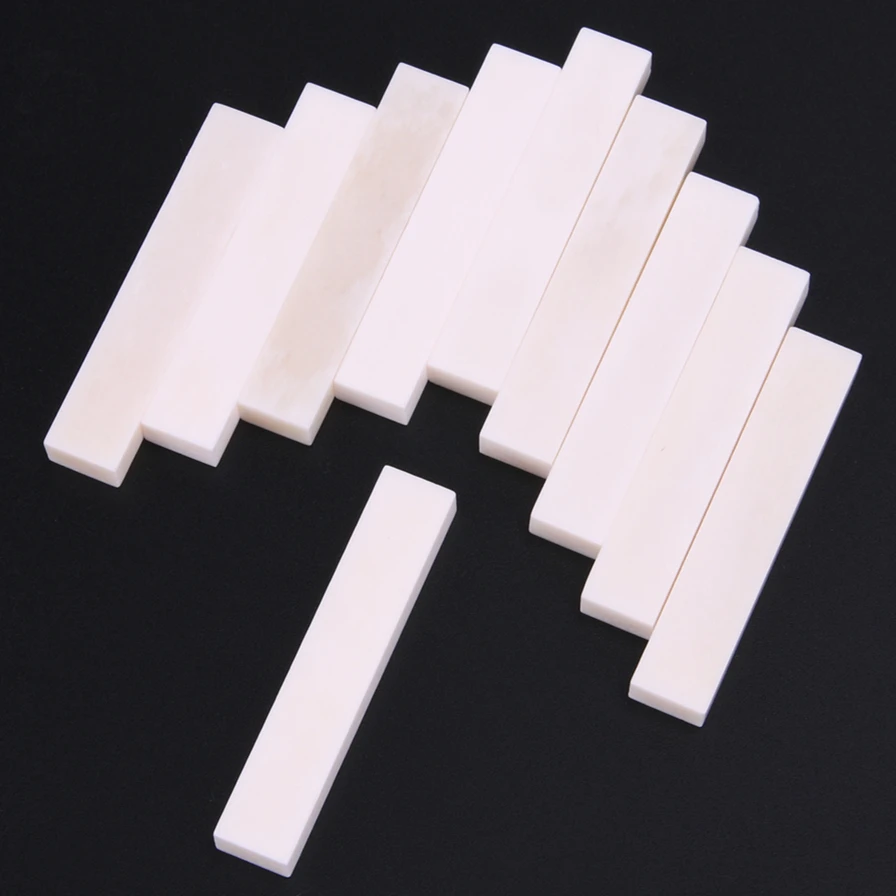 10 Dadi In Osso Per Quinta Corda Di Banjo 5 Corde: Capodastro Per Liuteria E Fai Da Te (3 Mm)