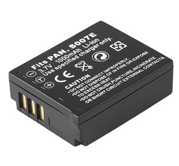 

Rechargeable Lithium-ion Battery Pack for Panasonic CGA-S007, CGA-S007A, CGA-S007E, CGA-S007A/1B, CGR-S007, DMW-BCD10