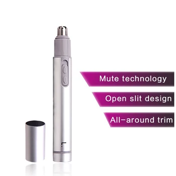 

Men Manual Tool Removal Safe Electric Shaving Portable Painless Battery Powered Face Care Nose Hair Trimmer Mini Multifunction