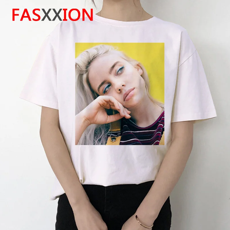 Billie Eilish Футболка женская хип-хоп ulzzang корейский стиль harajuku футболка новая одежда модная футболка 90s летний графический - Цвет: 1182