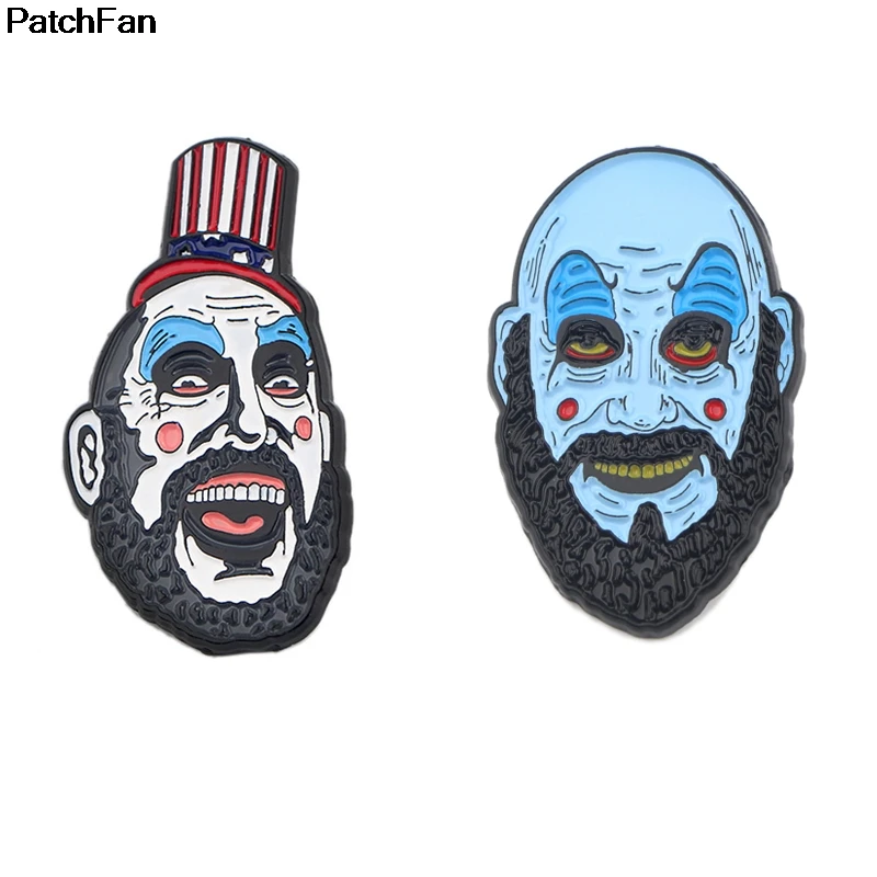 Patchfan дом 1000 трупов цинка шпильки para рюкзак одежда медаль за мешок рубашку значки