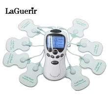 TENS Health care цифровой меридиан терапия массажер машина тонкий похудение мышцы расслабить жиросжигатель боль 2*4 подушечки массаж