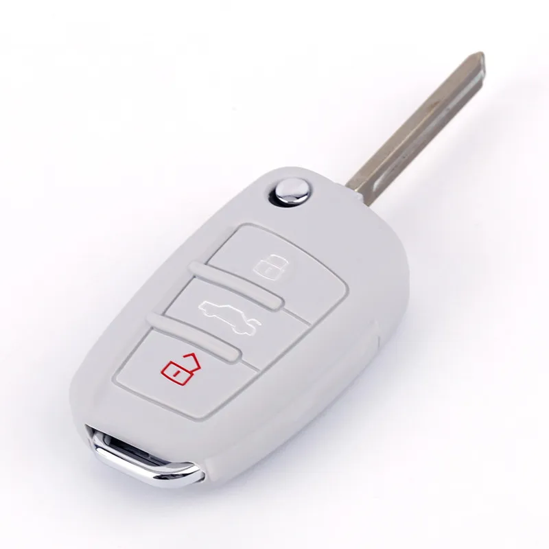 Custodia portachiavi in Silicone Custodia/cover per Chiave/telecomando per Audi A3 A1 A6L misura per Audi Q2L Q3 Q7 per Audi S3 R8 ecc accessori per auto modello Styling Case - H28b3d63c9dec4e62944edb788b31babdp