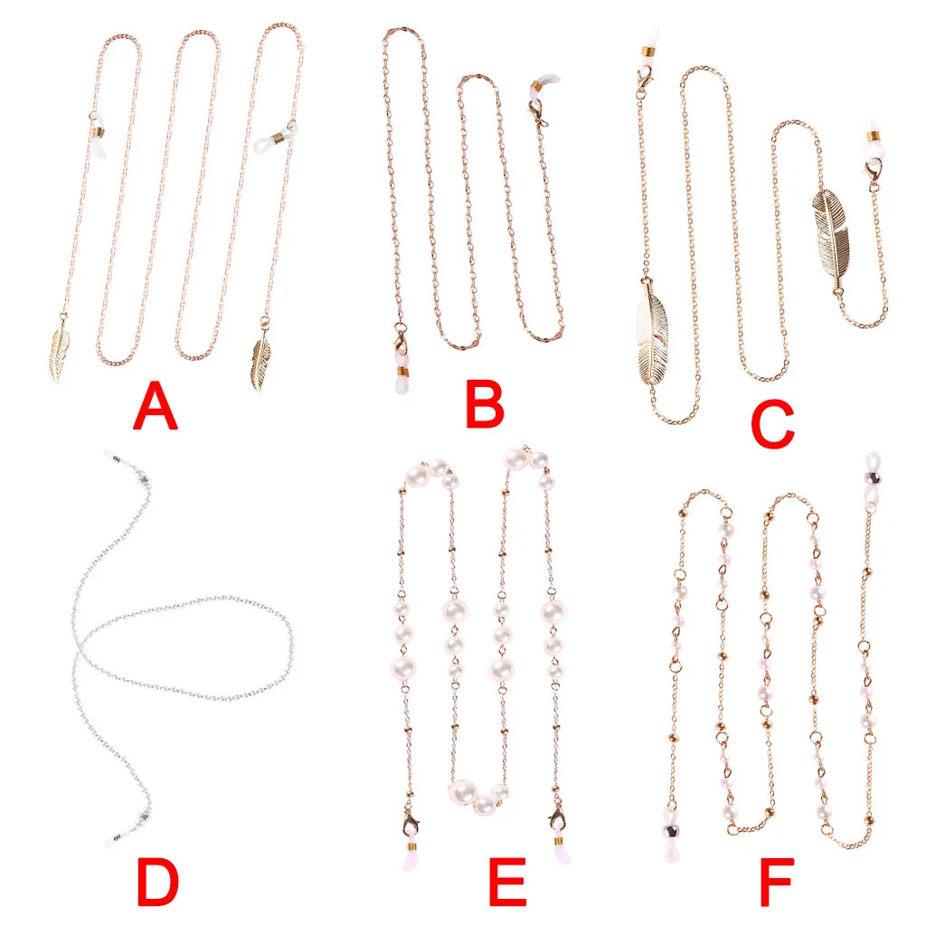 Цепочки для очков и шнуры для женщин держатель для солнцезащитных очков ремешки для солнцезащитных очков ожерелье шнурок для очков ремешок для чтения#40