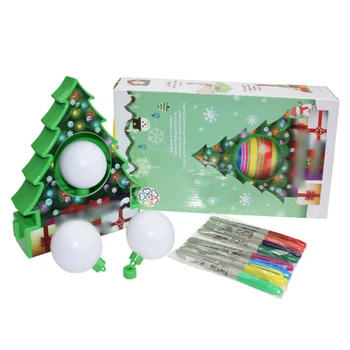 

Music Christmas Tree With pen DIY Christmas Tree Drawing Ball Painting