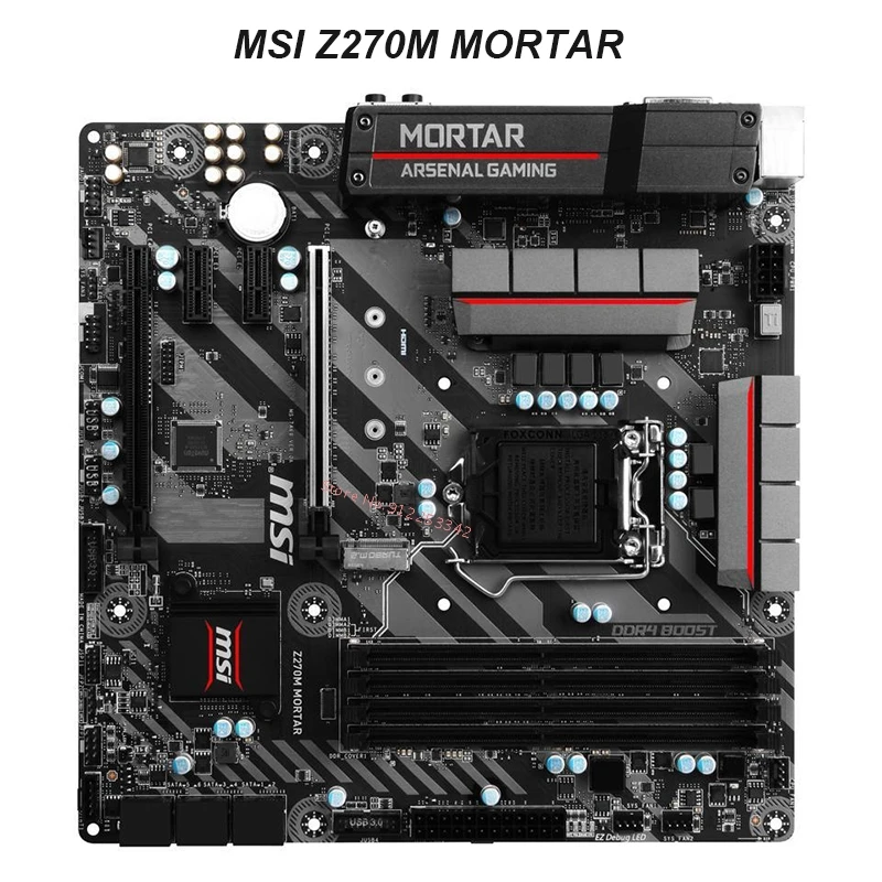 For MSI Z270M MORTAR LGA 1151 Intel Z270 DDR4 HDMI SATA 6Gb/s USB 3.1 Micro ATX Intel Motherboard Used pc motherboard cheap