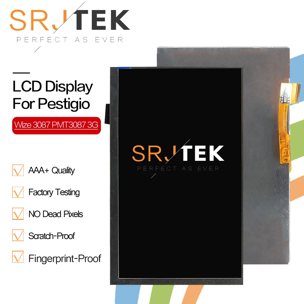 SRJTEK 7 ''дюймовая Матрица для Pestigio MultiPad Wize 3087 PMT3087 3G 163*97 мм ЖК-дисплей Экран