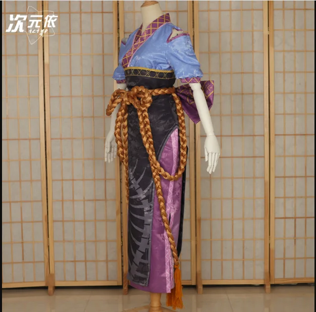 Костюм для косплея Onmyoji из мобильной игры SP-style God костяной обвязки Qing Ji cos костюм