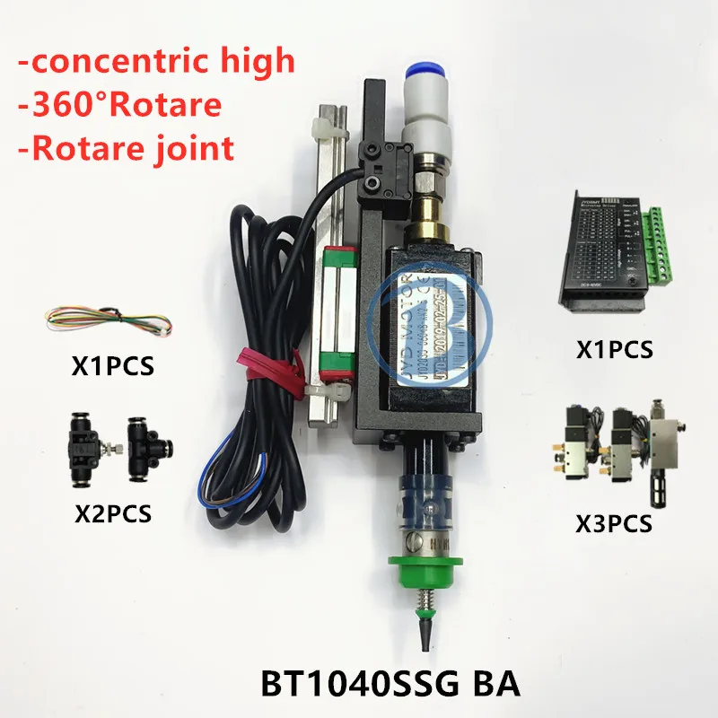 Passo para Picareta Cabeça Eixo Oco Lugar Faça Você Mesmo Mountor Conector 5mm Bocal Especial Junta Giratória Bt1040 Smt Nema8