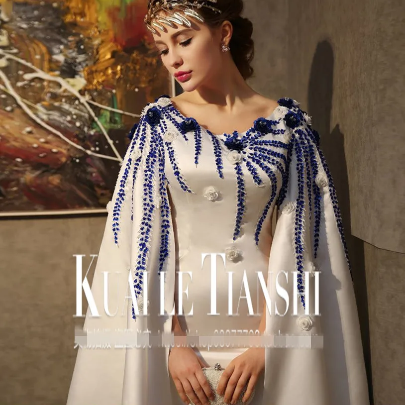 Вечерние платья robe de soiree courte цветы бисером сари vestidos de formatura Русалка длинное вечернее платье; платья для матери невесты