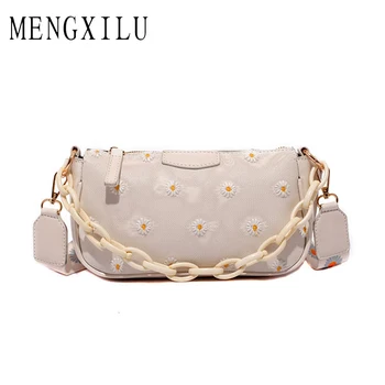 

Luxury Handbags Women Bags Designer 2020 High Quality Female PU Leather Shoulder Bag Trend Girls Embroidered Crossbody Bags Tote