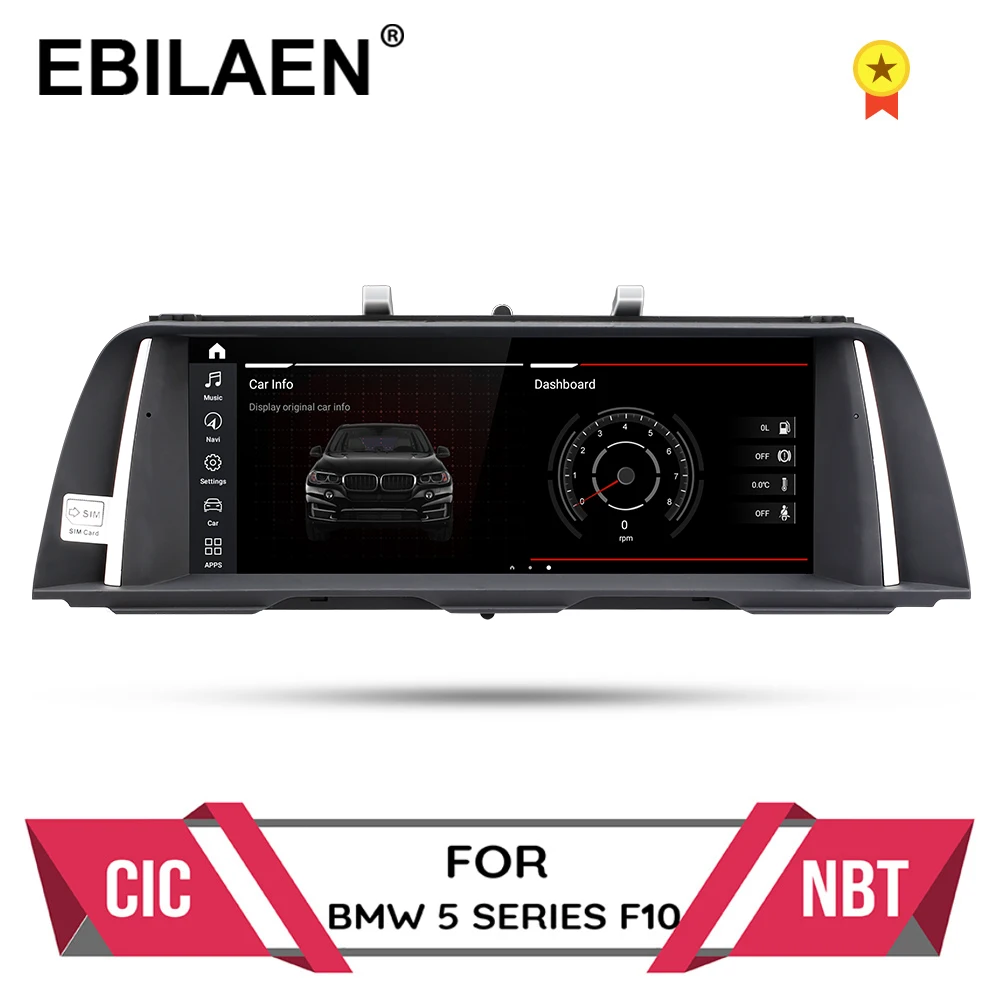 Автомобильный мультимедийный плеер Android 10 0 для BMW 5 Series F10/F11/520(2011 2016) CIC NBT GPS