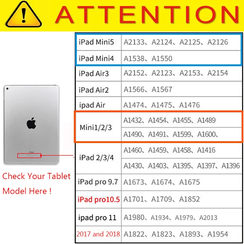 Умный чехол для iPad Mini4 Ультратонкий из искусственной кожи + прозрачный накладка