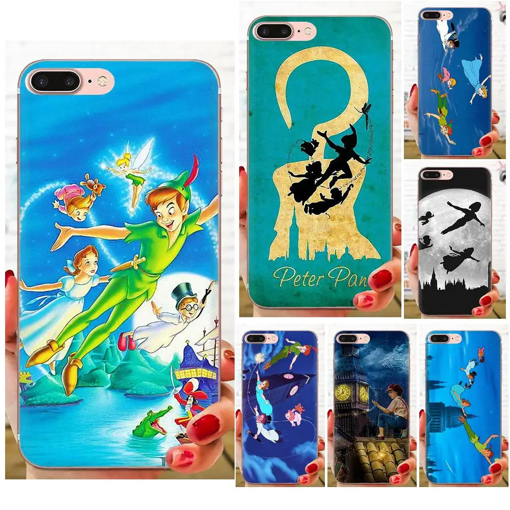 Мягкий чехол из ТПУ Питер Пэн для Apple iPhone 4 5 5C 4S SE SE2 6 6S 7 8 11 Plus Pro X XS Max XR|Бамперы| |