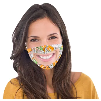 

5pcs Transparent Mouth Mask With Visible Expression Lip Reading Reusable Facemask Skin Care Mascarillas Lavables Face Mask