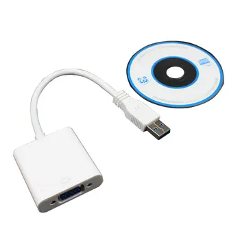 

USB 3.0 To Vga Converter Usb To Vga Usb 3.0 To Vga Usb To Vga Extension Cable Plug and Play USB3.0 Interface
