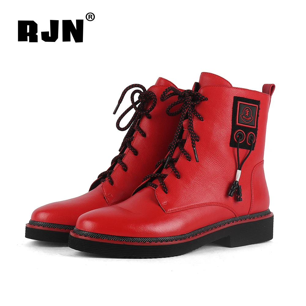 RJN Wool/женские зимние ботильоны разных цветов Уникальный дизайн Удобные из